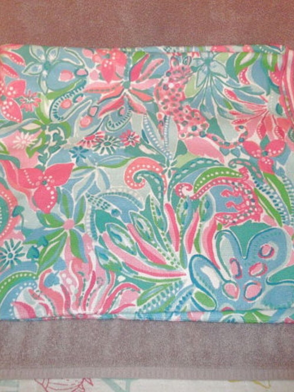 Lilly Pulitzer Jungle Animals Beach Towel Soft Microfiber Floral Lounge Bath NEW